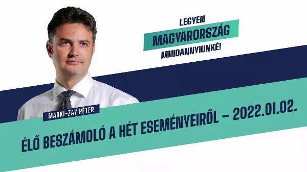 Heti élő bejelentkezés Márki-Zay Pétertől - ÉLŐ