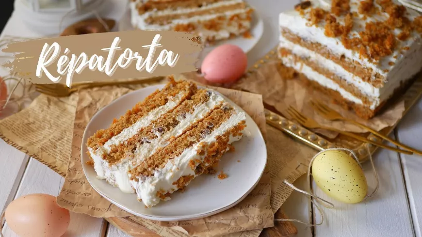 Répatorta recept🥕🍰 pekános, fehércsokis, egyszerű és nagyon finom!