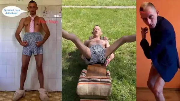 Alekosz öccse ismét Van Damnak képzeli magát és randira hívta Schobert Larát! Félelmetes videó!
