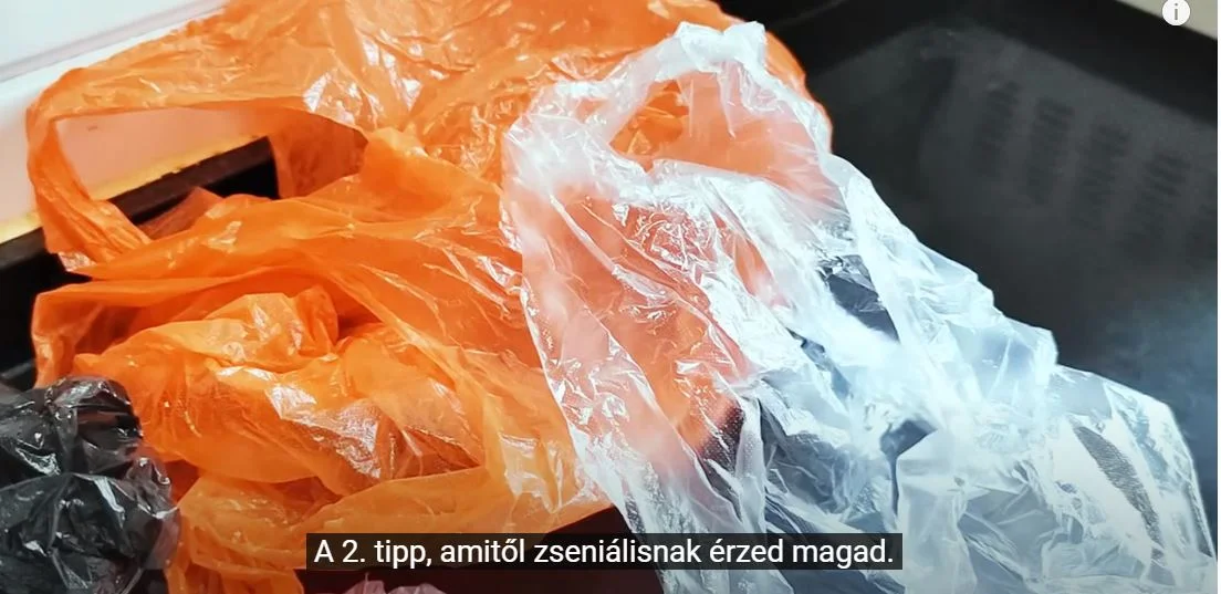 nejlon zacskó újrahasznosítása tárolás