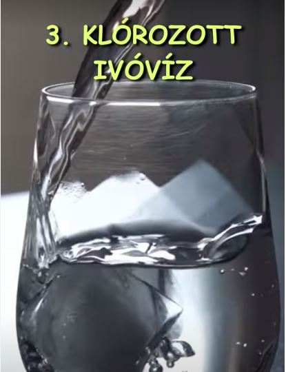 klórozott ivóvíz