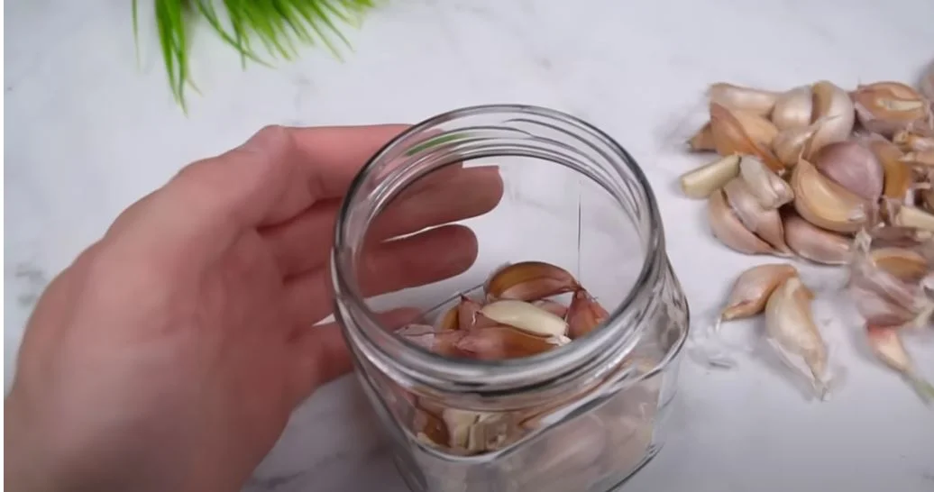 fokhagyma tárolás befőttesüveg