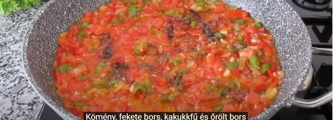 tortilla omlett sült zöldség