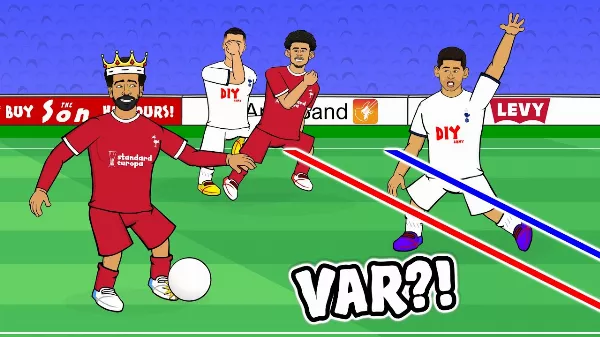 VAR SHOCKER cimmel rajzolták le a Liverpool - Tottenham mérkőzésen történteket