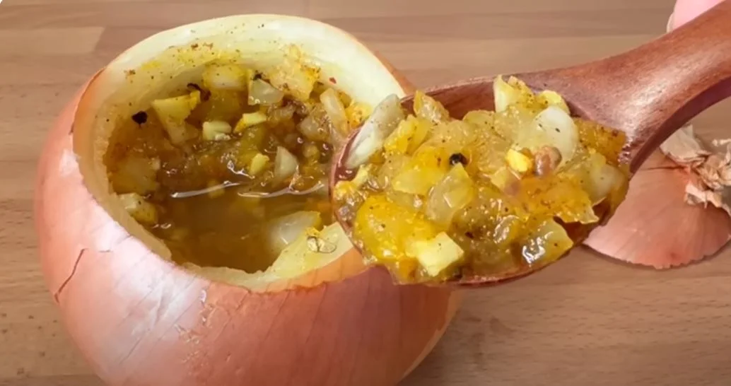 Hagyma zöldség étel