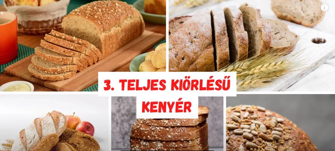 Vese emberi  szerv szervezet gyógyítás betegségteljes kiőrlésű kenyér pékárú zsemle kifli étel tartósítószer
