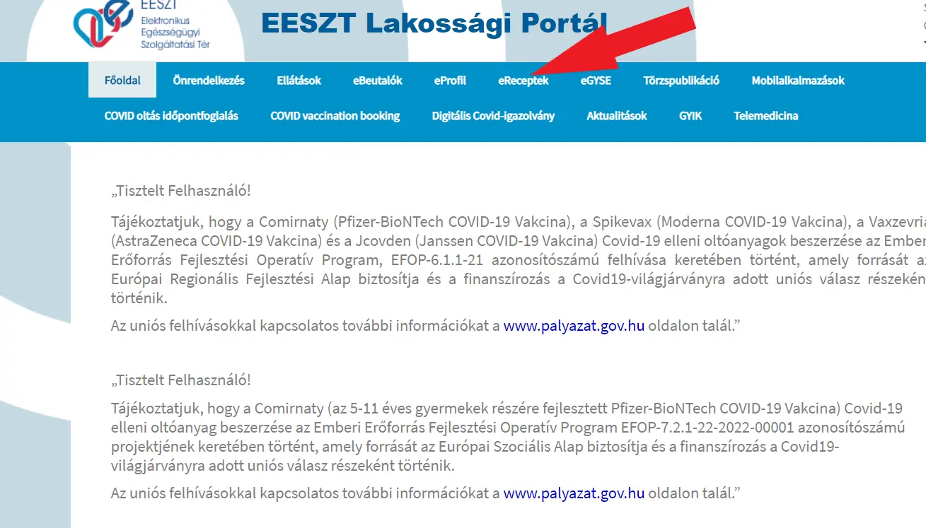 elektronikus recept