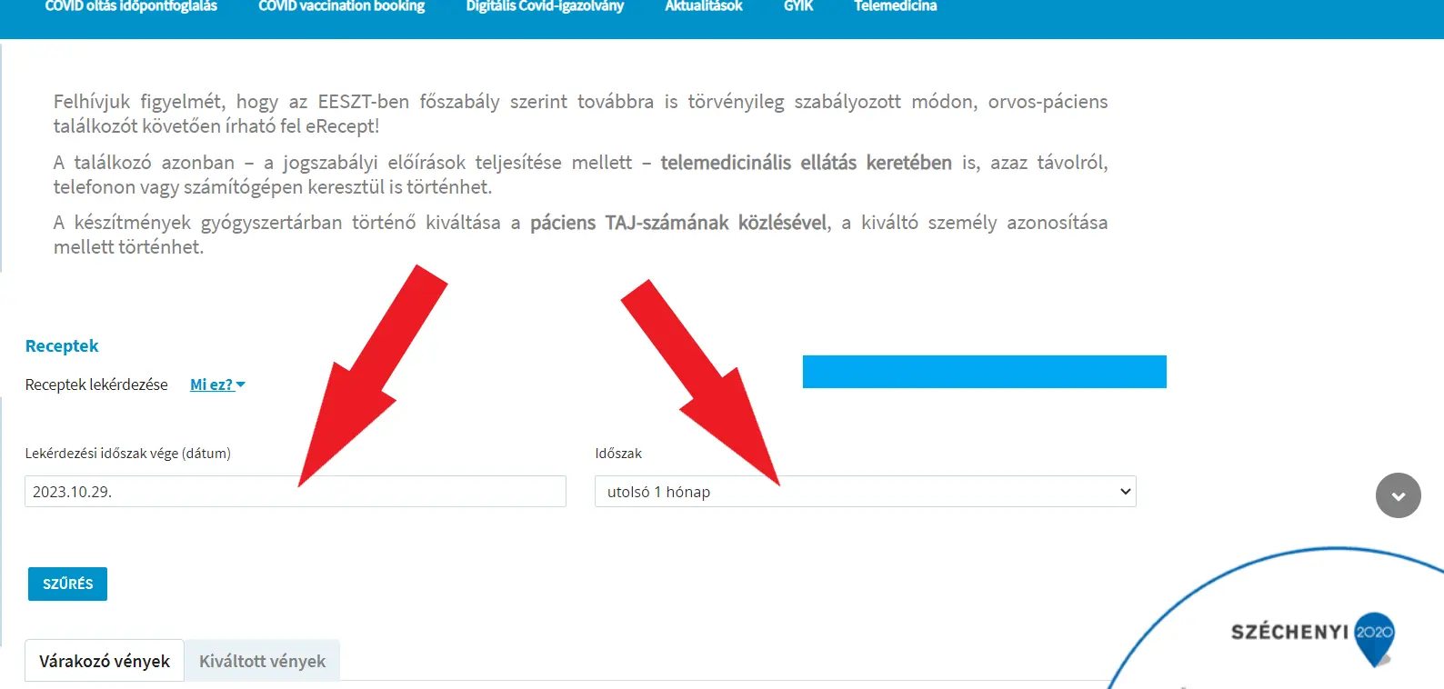 elektronikus recept