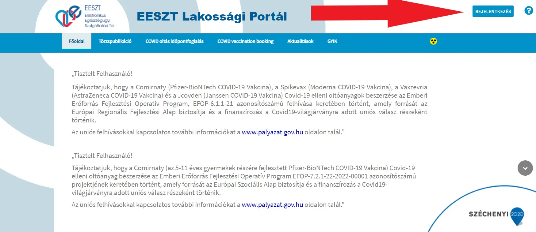 online ügyintézés belépés