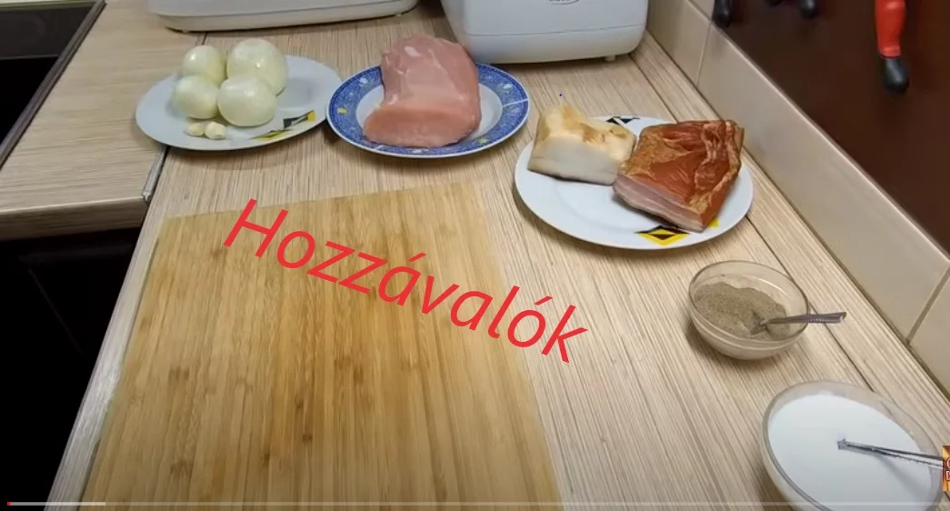 hozzávalók