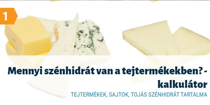 szénhidrát tej tojás kalkulátor