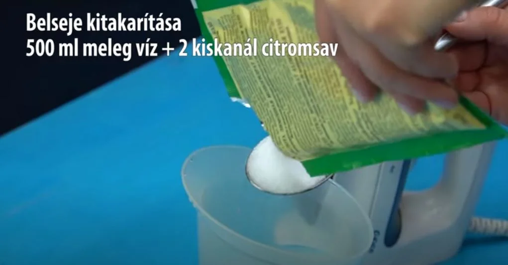 vasaló tisztítása