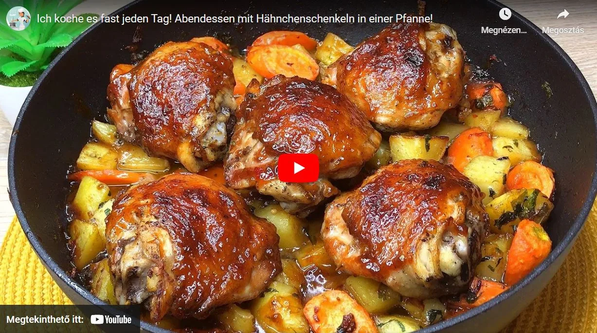 serpenyőscsirke video