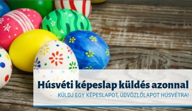húsvét képeslap