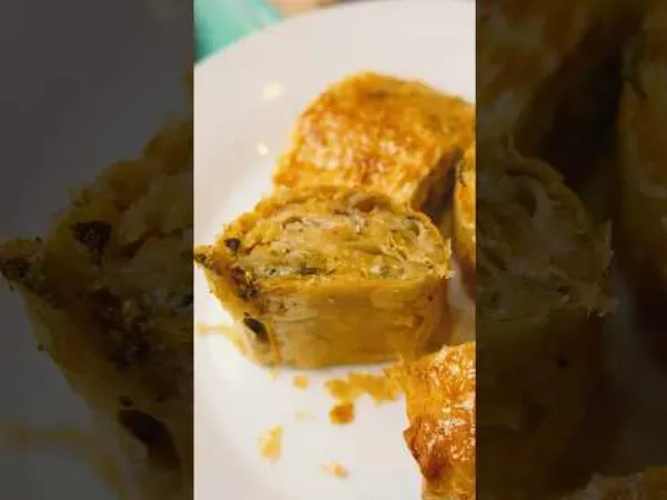 Almás-burgonyás-sajtos rétes 🍎🥔🧀 