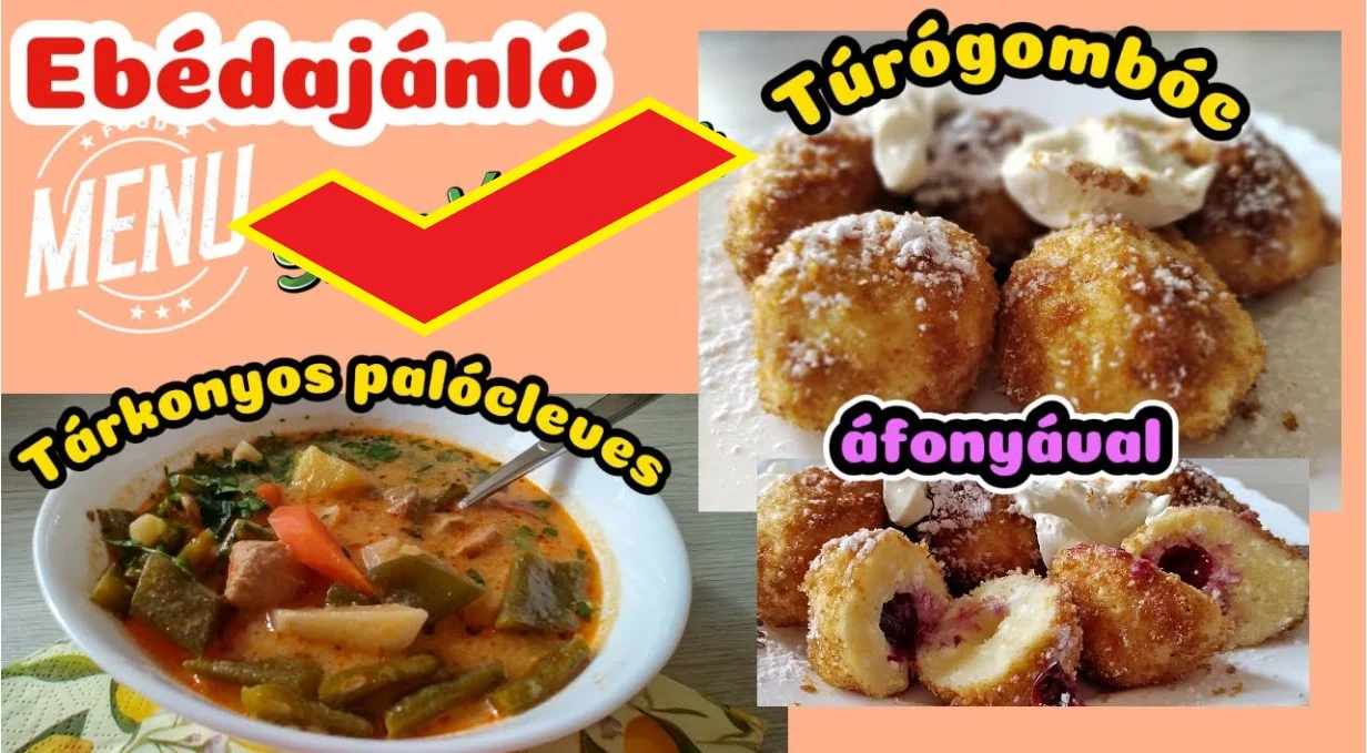 menü ajánlat