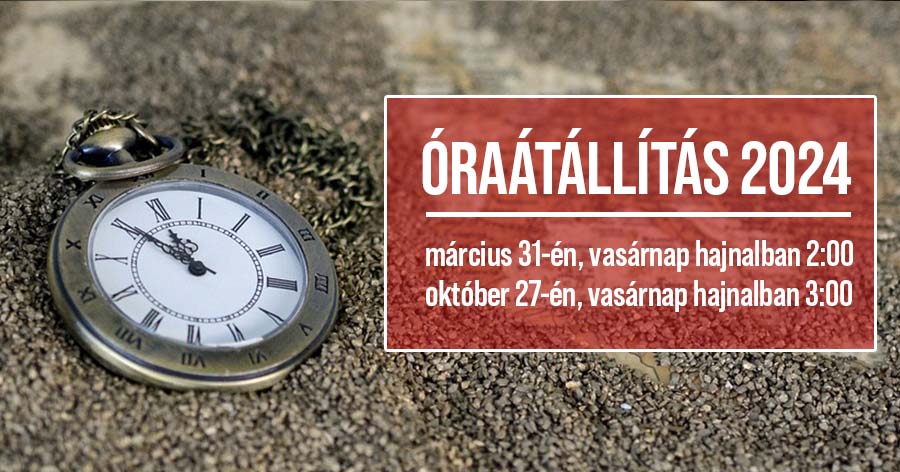 Óraátállítás 2024