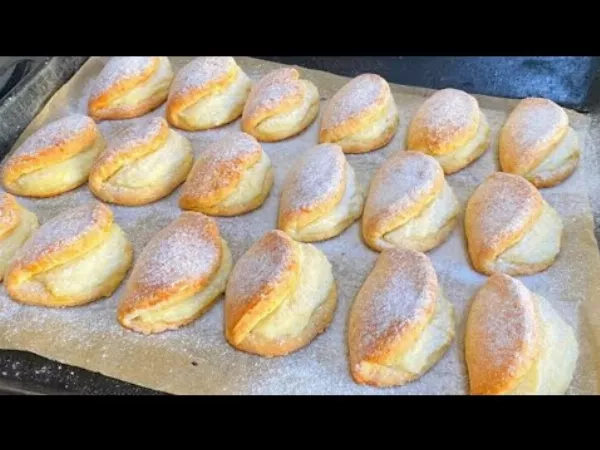Túrós papucs 🥐, isteni péksüti kicsit másképp otthon elkészítve