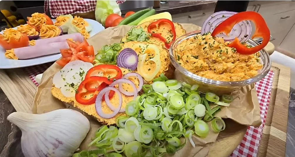 szendvics kőrözött hidegtál étel