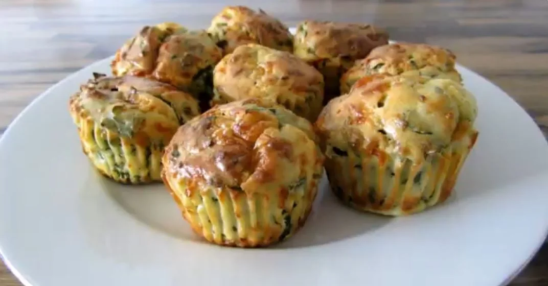 zöldséges muffin