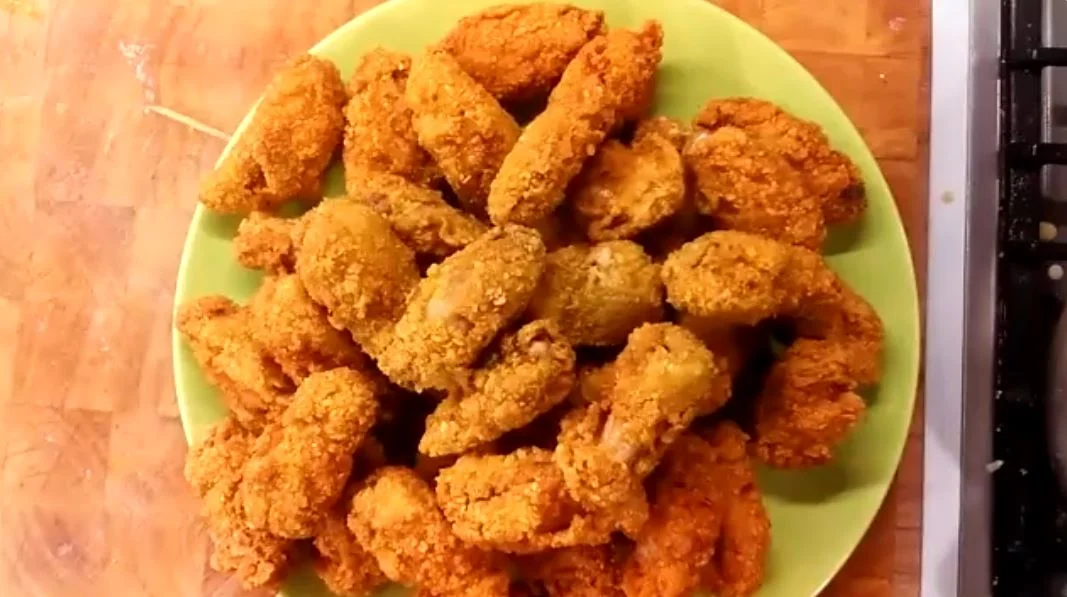 kfc csirke szárny sütés