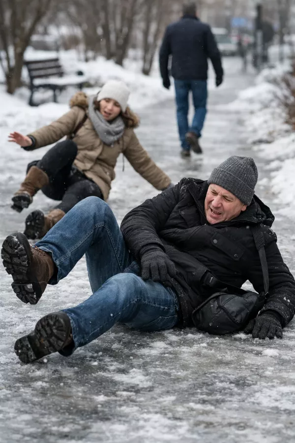 Hatalmas hó és jég: a tél legviccesebb pillanatai egy helyen