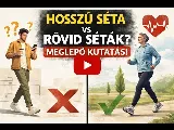 Hosszú séta vagy sok rövid? Meglepő, mi a jobb a szívnek